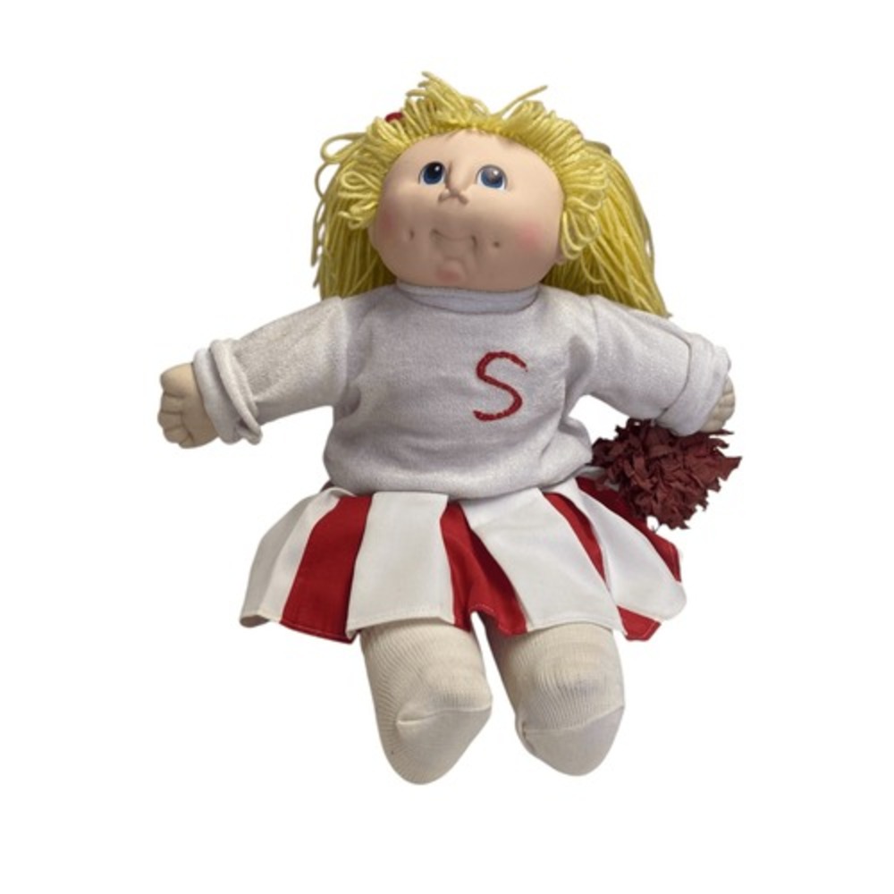 Martha Thomas Doll Baby Cheerleader Blond Doll 1984 MN Thomas Vintage